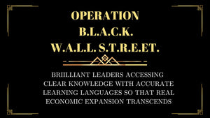Black Wall Street Anthology Payment